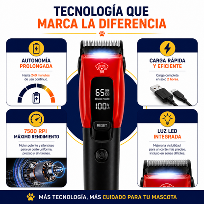 Máquina de cortar el pelo para mascotas SmartCut: Práctica, potente y pensada para usar en casa