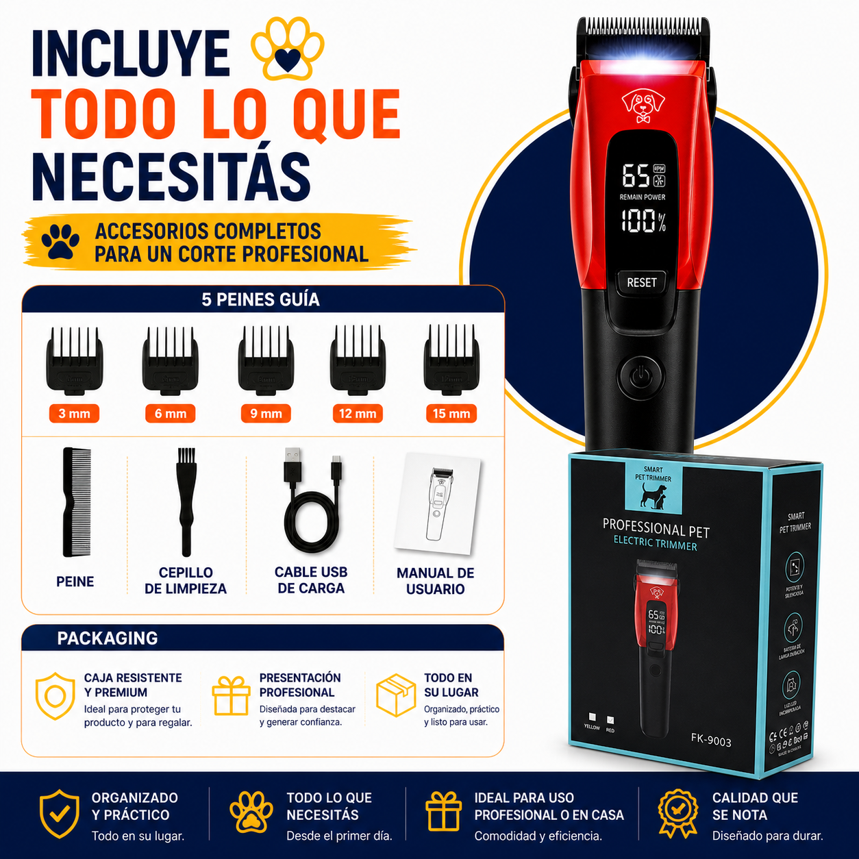 Máquina de cortar el pelo para mascotas SmartCut: Práctica, potente y pensada para usar en casa