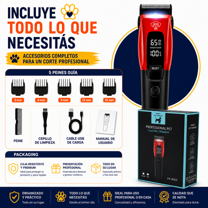 Máquina de cortar el pelo para mascotas SmartCut: Práctica, potente y pensada para usar en casa