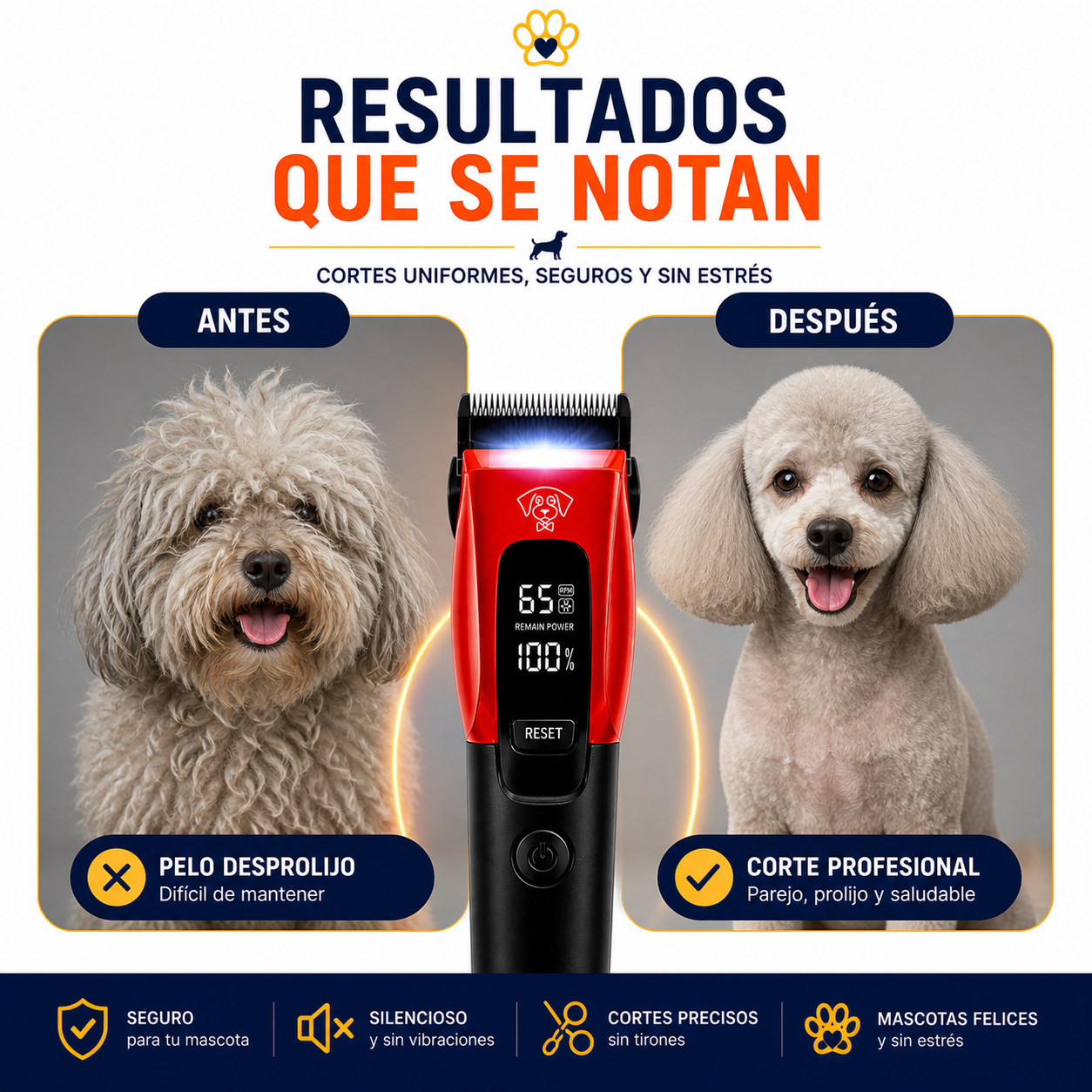 Máquina de cortar el pelo para mascotas SmartCut: Práctica, potente y pensada para usar en casa
