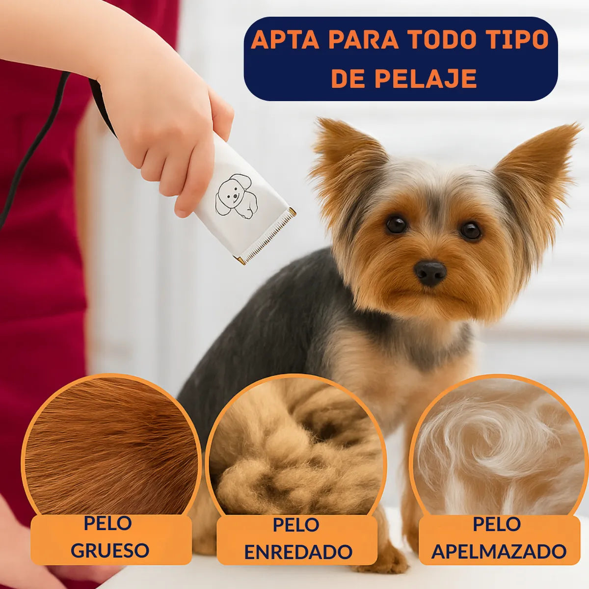 Máquina de Cortar el Pelo para Mascotas CalmCut